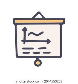 presentation color vector doodle simple icon design