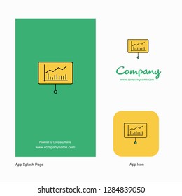 Presentation  Company Logo App Icon and Splash Page Design. Creative Business App Design Elements
