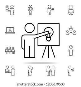 presentation of cost reduction icon. Business Organisation icons universal set for web and mobile
