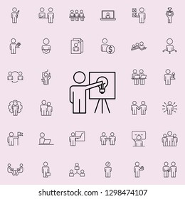 presentation of cost reduction icon. Business Organisation icons universal set for web and mobile