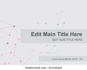 Presentation cover template and business vector brochures. Vector elements for web, print, magazine, flyer, brochure, media, marketing and advertising concepts.