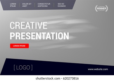 Presentation cover. Use in leaflet, corporate report, marketing, advertising, annual report, banner. modern style. Business template for brochure or booklet.