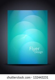 Presentation of creative corporate flyer or cover design. Vector Illustration