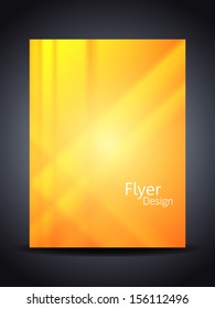 Presentation of creative corporate flyer or cover design. vector illustration
