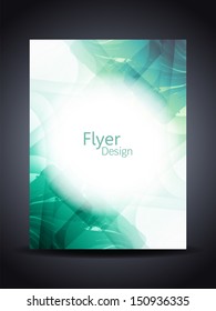 Presentation of creative flyer or cover design. vector illustration