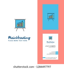 Presentation Creative Logo and business card. vertical Design Vector