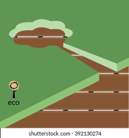 Presentation decking, floor exterior, advertising, representation+ In the archive you will find seamless template of decking floor