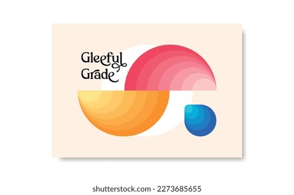 Presentation design background. Minimal geometric color. Dynamic shapes composition. Vector illustration