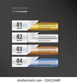 Presentation design banner gradient  style