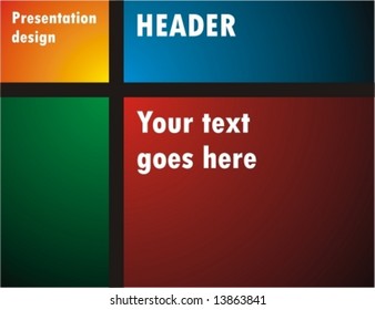 presentation design card