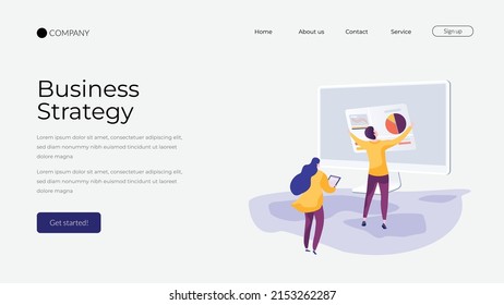 Presentation Design Landing Page Website