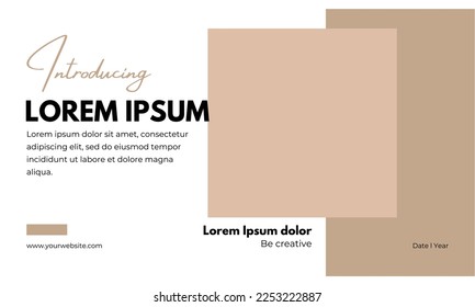 Diseño de presentación para página de inicio, plantilla de sitio web