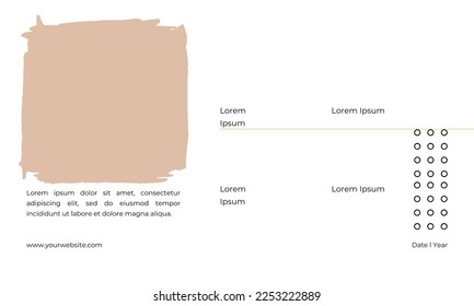 Präsentationsdesign für die Zielseite, Website-Vorlage