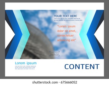 Presentation design template for business cover page, Inspiration for your design all print media advertising, Easy to use and edit by add your own logo, images, and text, whatever you want.