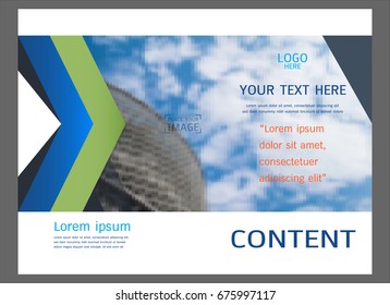Presentation design template for business cover page, Inspiration for your design all print media advertising, Easy to use and edit by add your own logo, images, and text, whatever you want.