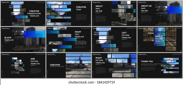 Presentation design vector template, multipurpose template for presentation slide, flyer, brochure cover design, infographic report. Modern corporate identity style for any purposes. Business template
