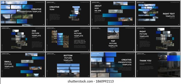 Presentation design vector template, multipurpose template for presentation slide, flyer, brochure cover design, infographic report. Modern corporate identity style for any purposes. Business template