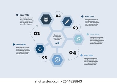 presentation diagram project schedule workspace workflow steps option five