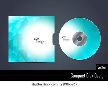 Presentation of elegant vector cd cover design. 