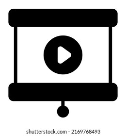 Icono de línea de vectores relacionados con Finanzas de presentación. Pixel de Stroke Editable Perfecto.