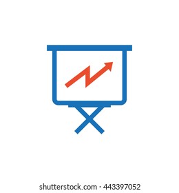presentation  Flat icon and Logo 