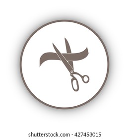 Presentation Flat icon on white background.