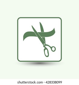 Presentation Flat icon on white background.