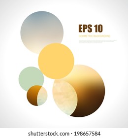 Presentation of flyer design content background. editable vector illustration 