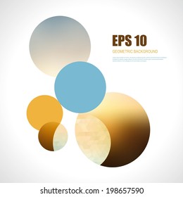 Presentation of flyer design content background. editable vector illustration 