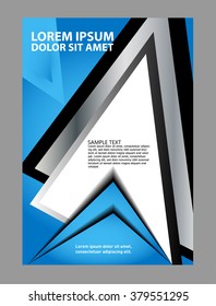 presentation of flyer design content background 