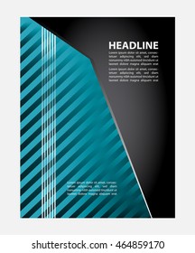 Presentation of flyer design content background.
