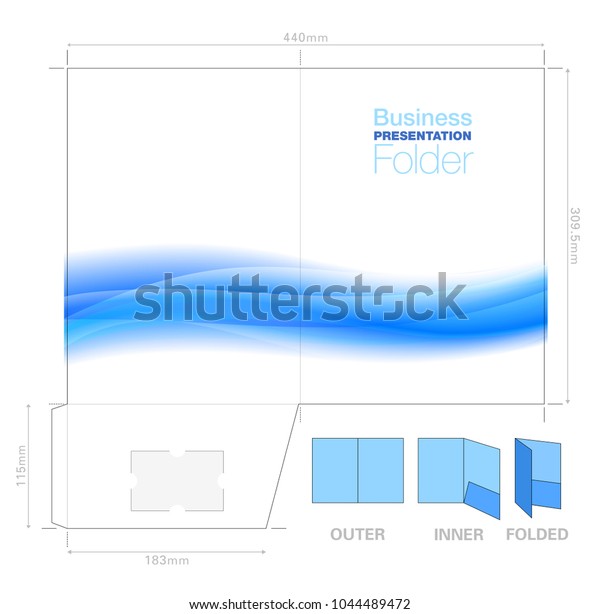 Vector De Stock Libre De Regalias Sobre Carpeta De Presentacion