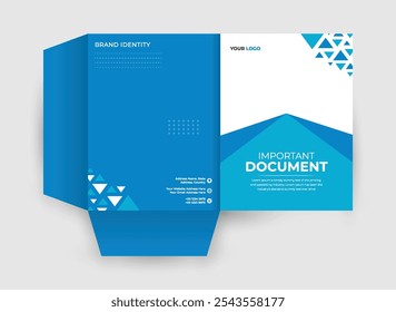 Apresentação pasta modelo design e layout moderno Projeto de pasta, capa para catálogo, brochuras, modelo anual