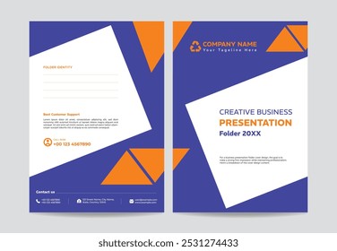 Presentation Folder Template Design is very easy to use and change text, color, size,look and everything, so please don’t worry about changing 