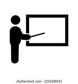 Presentation Glyph Black Icon