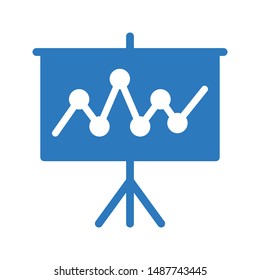 presentation glyph colour vector icon