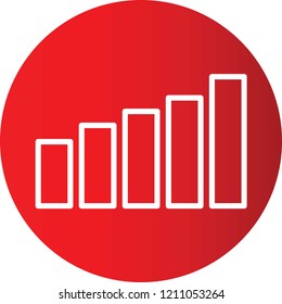 Presentation Gradient Circle Vector Icon