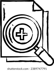 Presentation hand drawn vector illustrations