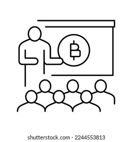 presentation ico line icon vector. presentation ico sign. isolated contour symbol black illustration