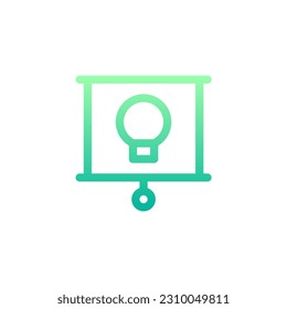 presentation icon with black color