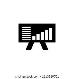 presentation icon black and white