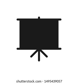 Presentation icon of business and management in solid style design suitable for website, app, and ui design. Vector illustration with editable stroke and pixel perfect icons on white background.EPS 10