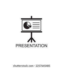 presentation icon , business icon vector