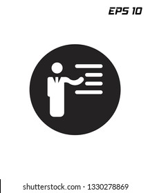 presentation icon , bussines icon
