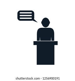 Presentation icon ,conference icon vector logo template