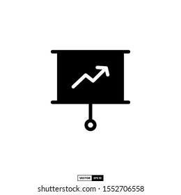 Presentation icon, design inspiration vector template for interface and any purpose
