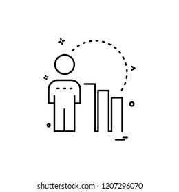 Presentation icon design vector