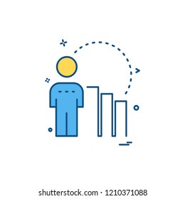 Presentation icon design vector