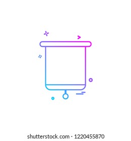 Presentation icon design vector