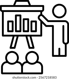 Presentation Icon Element For Design